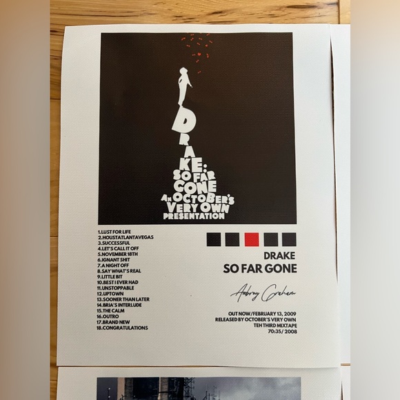 Drake Album Cover Canvas Posters - Picture 2 of 7